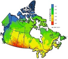 solar energy map